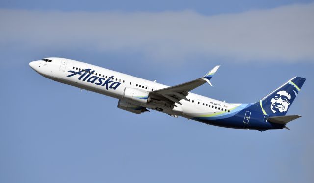 Boeing 737-900 (N236AK) - Departing LAX