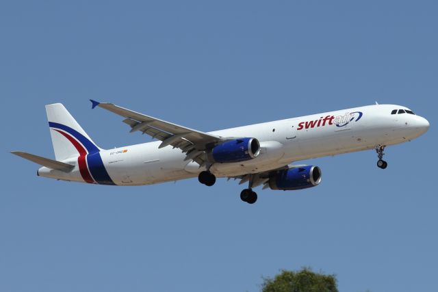 Airbus A321 (EC-OHG) - 28/06/2025:br /Cargo flight CGN > TLV, final to runway 21.