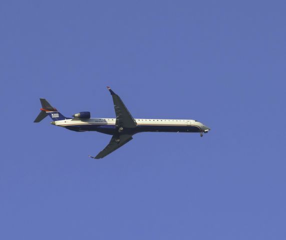 Canadair Regional Jet CRJ-900 (N896SK) - Gear down on approach to SAT International