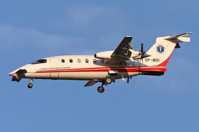 Piaggio P.180 Avanti (SP-MXI) - Airplane operated by Polish Medical Air Rescue. Photo taken on October 12, 2021. 