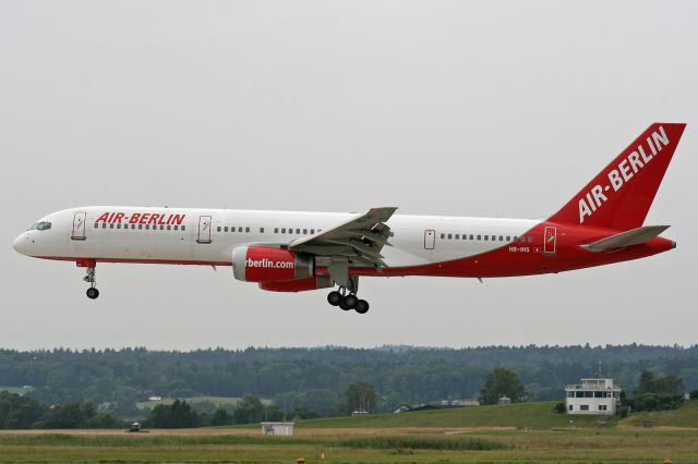 Boeing 757-200 (HB-IHS) - "Air Berlin" livery