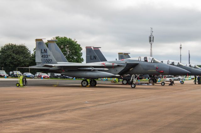 McDonnell Douglas F-15 Eagle — - On static display at RIAT 2017