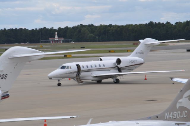 Cessna Citation X (N750XJ) - N750XJ /XOJ750 on the Ramp at Landmark RDU