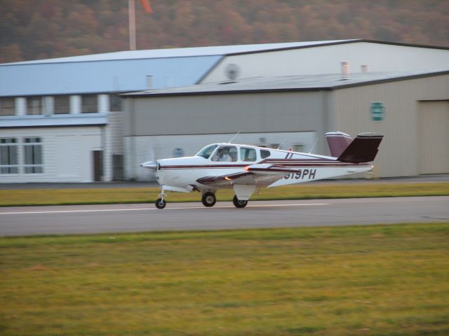 Beechcraft 35 Bonanza (N519PH) - Take off roll!