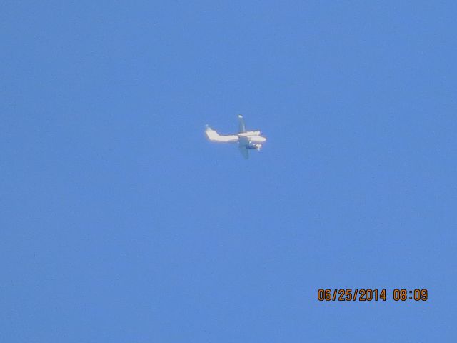 Beechcraft Super King Air 350 (N299AS) - BEECH 300 SUPER KING AIR 350 OVER BAXTER SPRINGS KS AT 26,971 FEET.