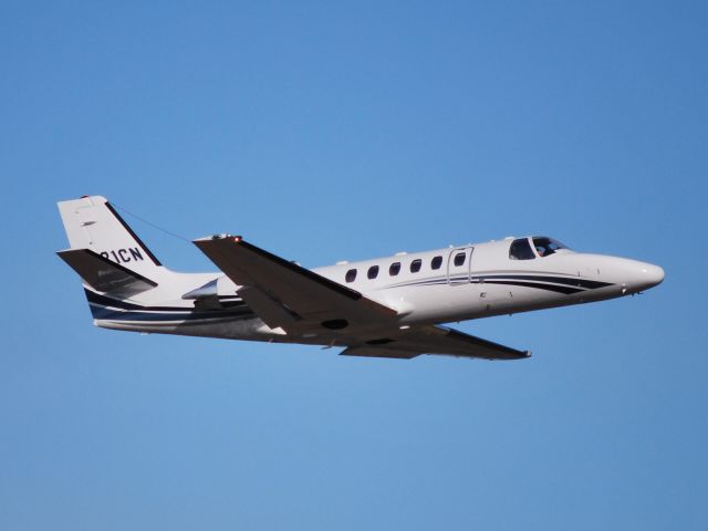 Cessna Citation II (N121CN) - CHET MORRISON SERVICES LLC departing runway 20 at Concord Regional Airport - 3/4/09