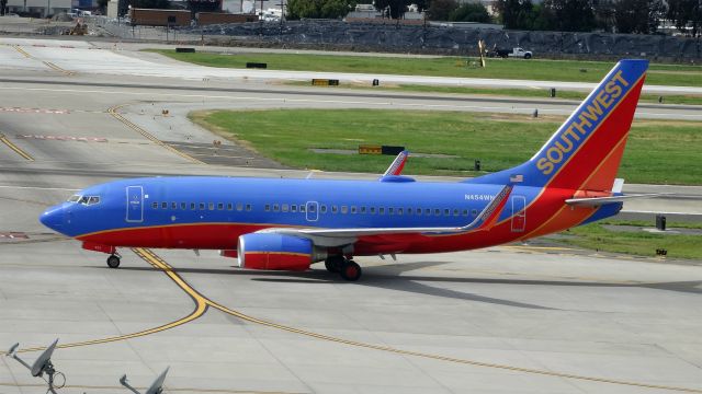 Boeing 737-700 (N454WN) - N454WN Southwest Airlines Boeing 737-700br /11 Yearsbr /2015-03-23 WN686 Ontario (ONT) San Jose (SJC) 10:31-->Landed 11:26