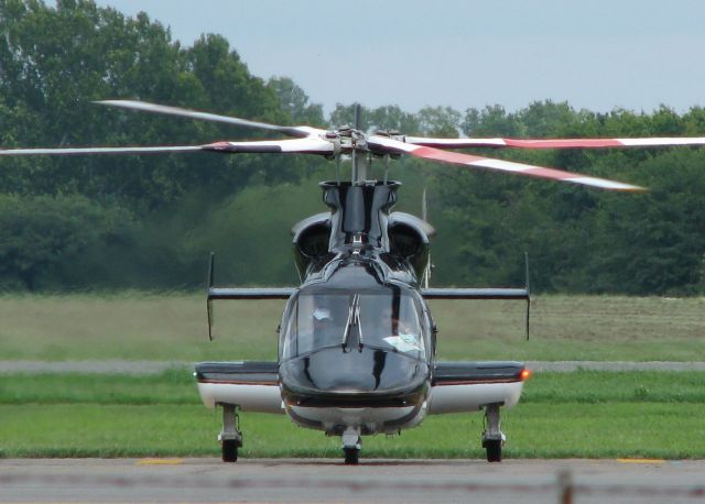 Bell 430 (XC-VER) - Starting up at the Downtown Shreveport airport. This was a nice looking mexican helicopter.