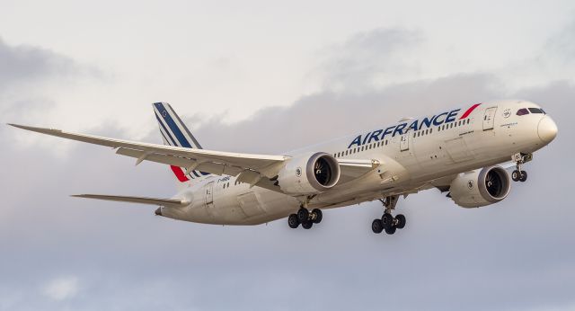 Boeing 787-9 Dreamliner (F-HRBC) - AF356 arrives from Parisbr /Feb. 18th 2018