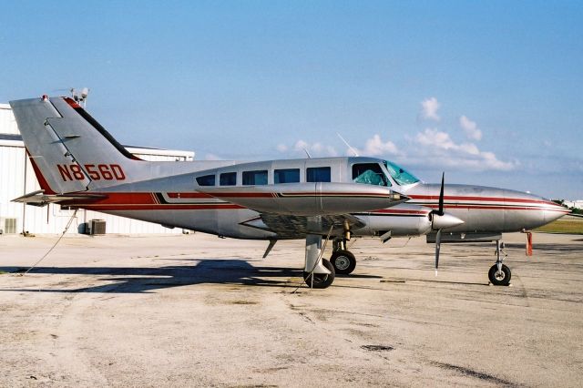 Cessna 402 (N856D) - Seen here in Oct-02.