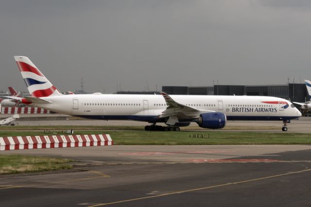 Airbus A350-1000 (G-XWBD) - 8th July, 2021: Taxiing for departure from London Heathrow.