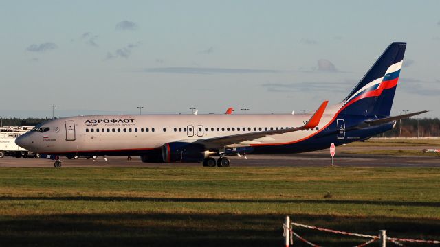 Boeing 737-800 (VP-BRF) - first flight of an Aeroflot Boeing 737-800 to Berlin-Schönefeld