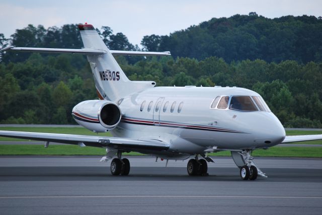 Hawker 800 (N858QS) - NETJETS SALES INC at JQF - 9/18/14