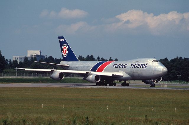 Boeing 747-200 (N803FT) - Departure at Narita Intl Airport Rwy16 on 1989/05/27