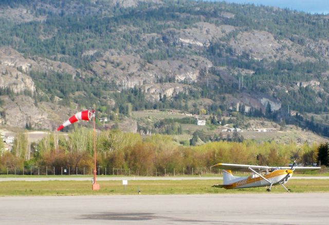 C-FHRX — - CESSNA 185 AT PENTICTON BC REGIONAL AIRPORT CANADA