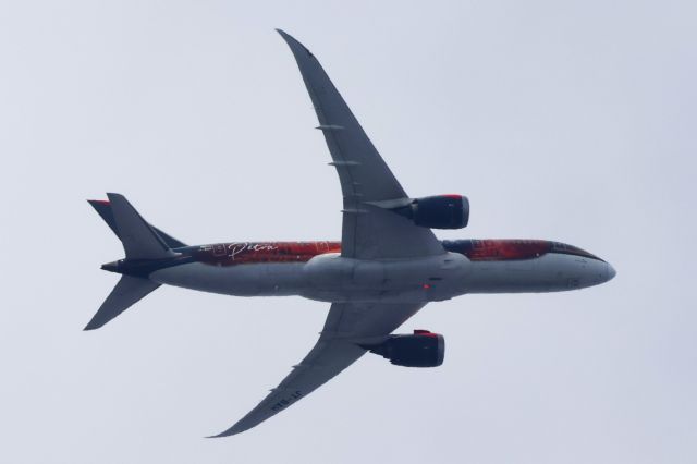 Boeing 787-8 (JY-BAH) - JY-BAH Boeing B-787-9 Dreamliner Royal Jordanian Airlines De Montreal YUL vers Amman AMM. Altitude 4844 Mètres Vitesse 777 Km/H Survolant la ville de Lavaltrie QC. le 03-05-2024 à 14:05 