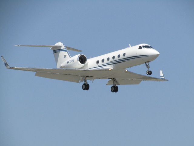 Gulfstream Aerospace Gulfstream IV (N473CW) - Landing RWY 20R