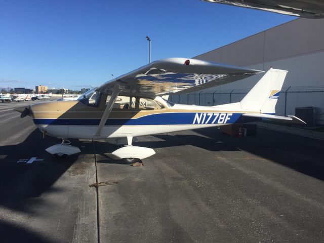 Cessna Skyhawk (N1778F) - Fresh paint job.