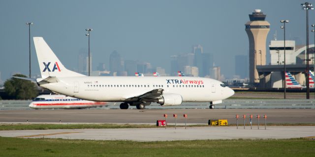 BOEING 737-400 (N148AS) - 03/26/2016 XTRAAirways N148AS B737-484 KDFW