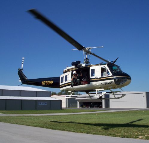 N750HP — - Photo depicts the Tennessee Highway Patrols UH-1V Iroquois departing the Tullahoma Regional Airport (KTHA) enroute to a rescue scene near Monteagle TN.