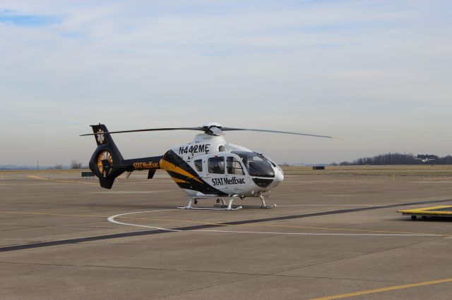 Eurocopter EC-635 (N442ME) - STAT MedEvac 6 N811ME refueling at Allegheny County Airport then picking up crew at UPMC Presbyterian then returning to base in Clarion PA. 