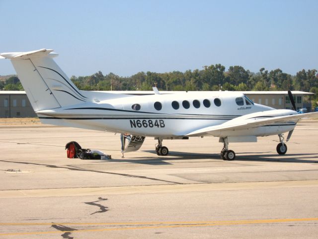 Beechcraft King Air 100 (N6684B) - PARKED AT FULLERTON