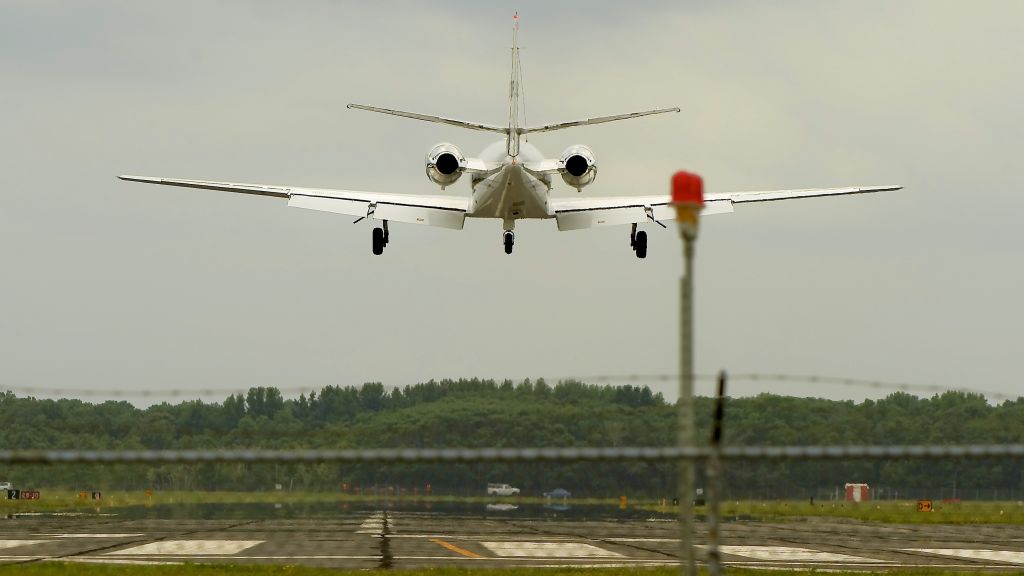 Cessna Citation II (N827DP) - Runway 19 Cape May County NJ