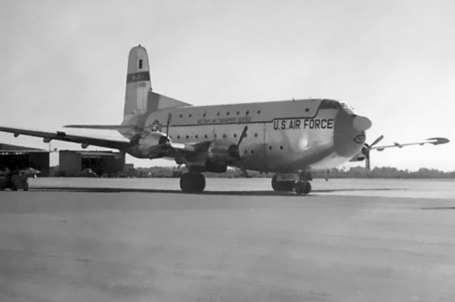 51-0151 — - Douglas C-124A later converted to a "C" Globemaster II USAF 0-10151 RAAF East Sale (YMES) early 1960s.