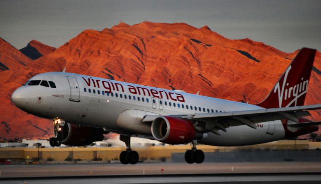 Airbus A320 (N636VA) - Virgin America Airbus A320-214 N636VA (cn 3460) airplane 2.0  Las Vegas - McCarran International (LAS / KLAS) USA - Nevada, January 31, 2010 Photo: Tomas Del Coro