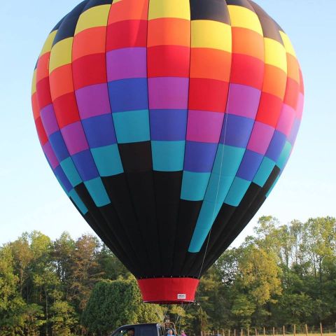 Piper Saratoga (N8284Q) - A beautiful HEAD Balloons AX7-77 in Sautee, GA at Bristol Field.