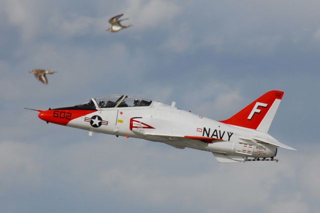 Boeing Goshawk (16-5070) - T-45C departing Lakeland Linder Airport, Florida February 2016.