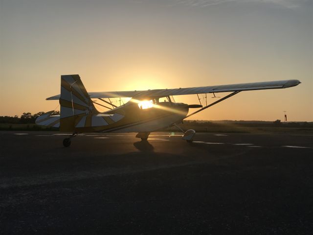 N5070D — - Super Decathlon at Sunset