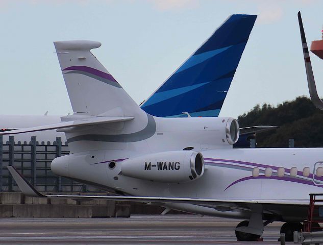 Dassault Falcon 7X (M-WANG) - I took this picture on Mar 11, 2019.