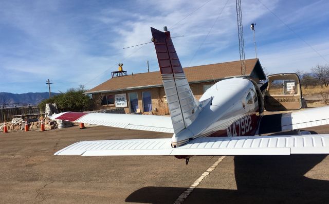 Piper Cherokee (N47982) - At Bisbee Municipal airport.