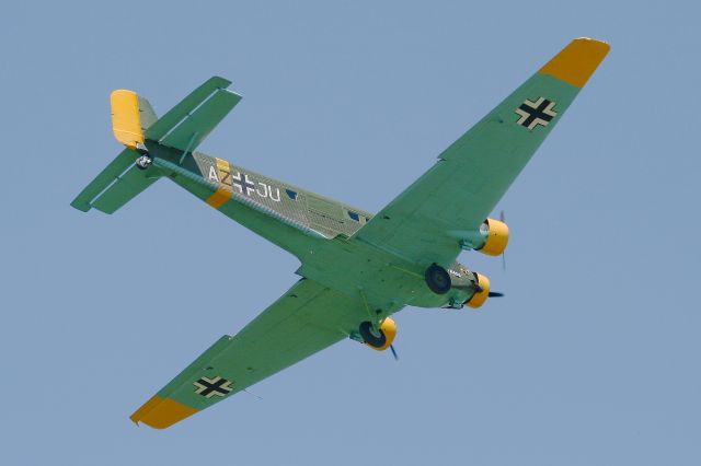 JUNKERS Ju-52/3m (F-AZJU) - Junkers (CASA) 352L (Ju-52), La Ferté Alais Airfield (LFFQ) Air Show in may 2012