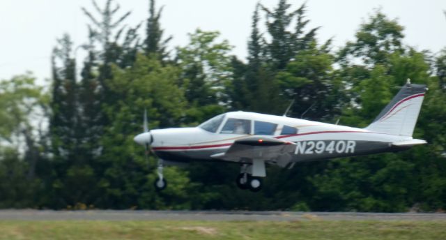Piper Cherokee Arrow (N2940R) - About to touch down is this 1969 Piper Cherokee Arrow PA-28R-200 in the Spring of 2023.