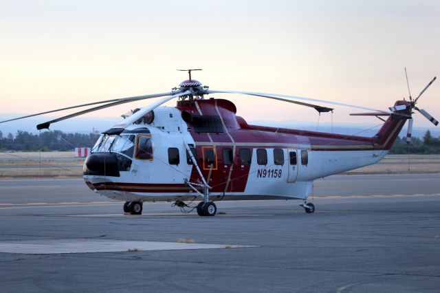 Sikorsky Sea King (N91158) - KRDD - HTS Inc S-61N on the ramp at Redding 9/2/2016. Unsure why this is here unless its in for maintenance. click full for larger view.