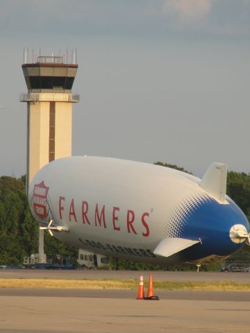 — — - Farmers blimb and ORF FAA tower