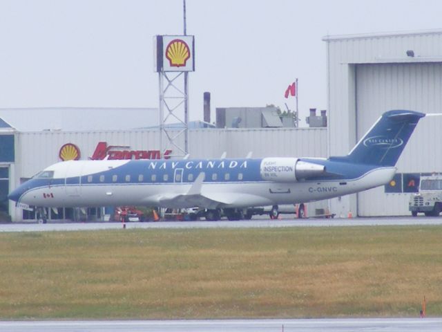 Canadair Regional Jet CRJ-200 (C-GNVC) - challenger jet operated by Navagation Canada, controllers of Canadian airspace.