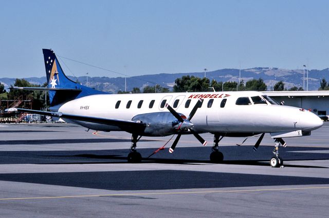 VH-KEX — - KENDELL AIRLINES - FAIRCHILD SA-277DC METRO 23 - REG VH-KEX (CN DC-872B) - ADELAIDE INTERNATIONAL SA. AUSTRALIA - YPAD 18/2/1996