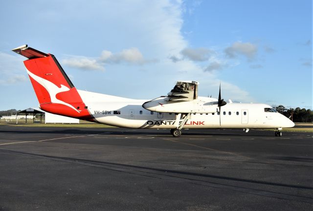 de Havilland Dash 8-300 (VH-SBW) - Qantaslink (Eastern Australia Airlines) Bombardier Dash 8-315Q VH-SBW (msn 599) at Wynyard Airport, Tasmania, Australia. 25 September 2022.