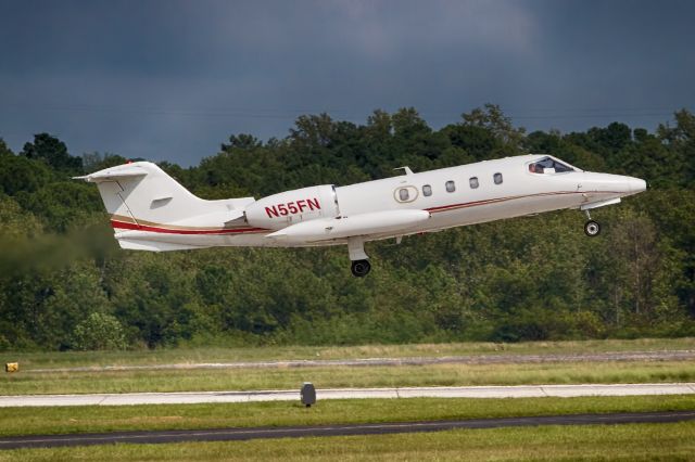 Learjet 35 (N55FN) - taken from the playground at PDK