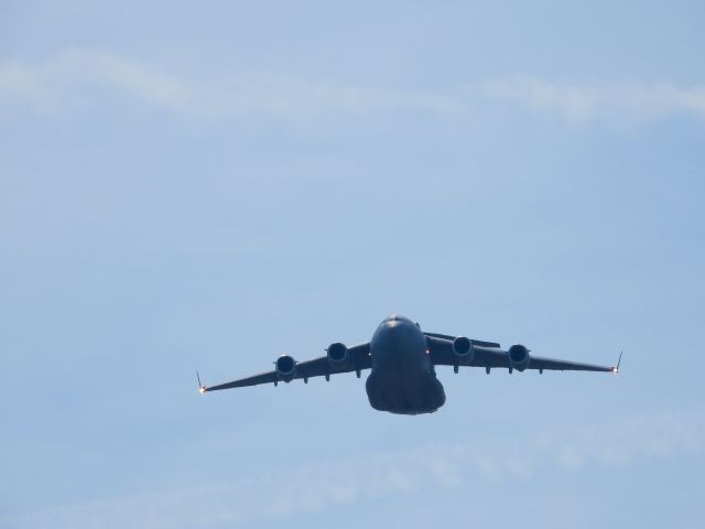 Boeing Globemaster III (96-0008) - CADDO82br /MAKING HIS FINI FLIGHT OVER Baxter Springs Kansas. br /08/19/22