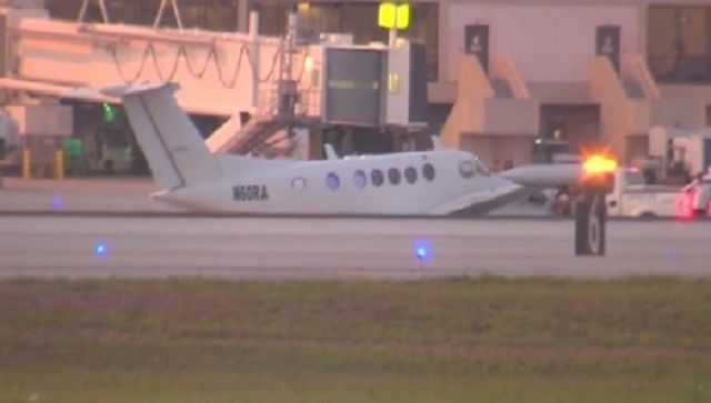 Beechcraft Super King Air 200 (N60RA) - Wheels Up :/