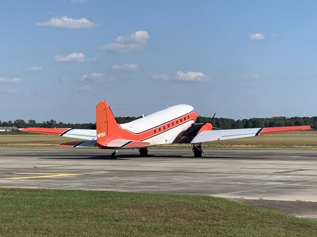 Douglas DC-3 (N115U) - Basler Conversion? DC-3 on ramp at Laurinburg Maxton in 2022.