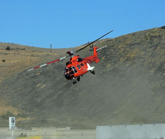TUSAS Cougar (N332X) - Heading down two-seven at Carson City airport.