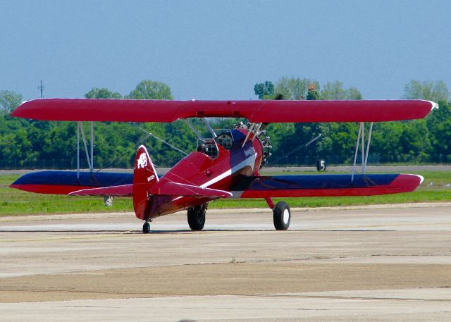 Boeing PT-17 Kaydet (N53129) - At Barksdale Air Force Base.