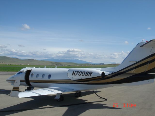 Learjet 55 (N700SR) - At Montague Siskiyou County Airport, Calif.