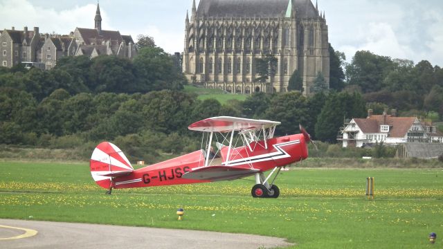 G-HJSS — - From Shoreham main building looking towards Lancing College.