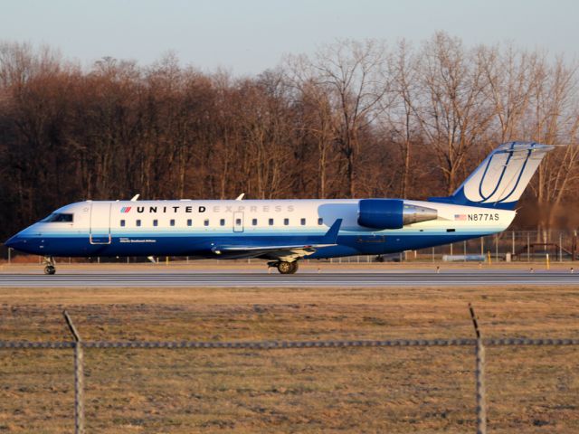 Canadair Regional Jet CRJ-200 (N877AS) - from ROC